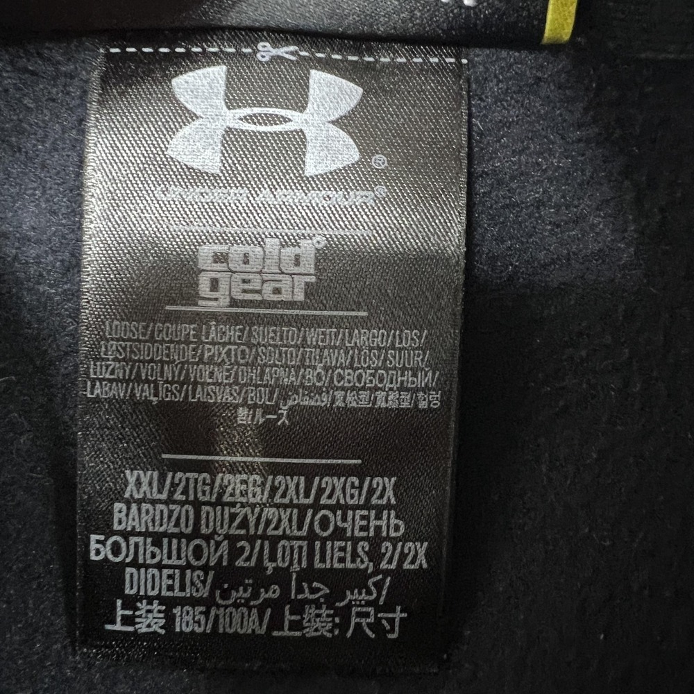 Under Armour Vest Mens 2XL Black ColdGear Storm 1 PrimaLoft Zip Softshell Puffer - Picture 11 of 16